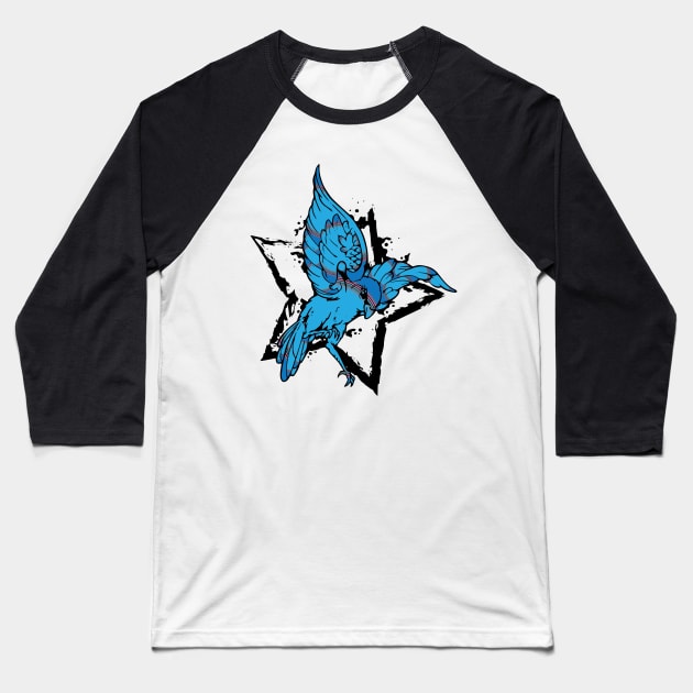 StarBird Baseball T-Shirt by AmazingArtMandi